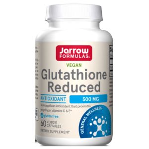 Glutathione Reduced Jarrow Formulas, 500mg, 60 Capsule, Secom