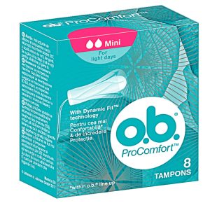 Tampoane OB ProComfort Mini, 8 Bucati