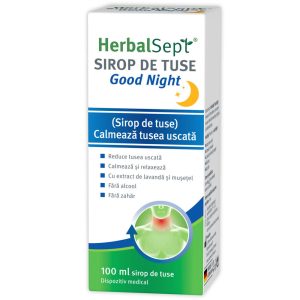 Sirop HerbalSept Good Night, 100ml, Zdrovit