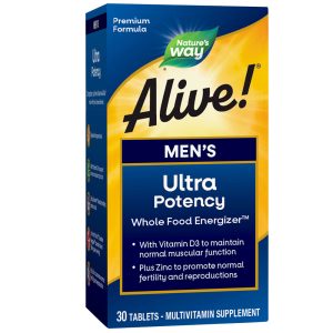 Alive Once Daily Mens Ultra Potency Nature's Way, 30 Tablete, Secom