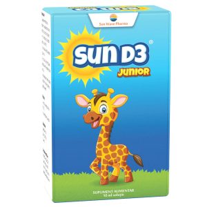 Sun D3 Junior Picaturi, 10ml, Sun Wave Pharma